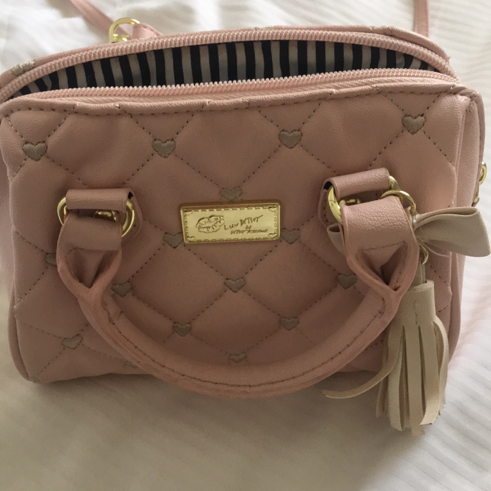 Small baby pink crossbody bag